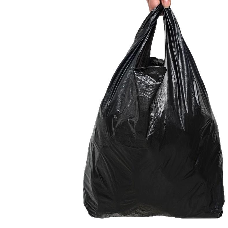 Household Large Black Disposable Trash Bags - Thick and Economical for Kitchen and Office Use