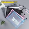 A4 Transparent Mesh Document & Pencil Bag - Customizable Logo