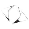 For Mazda CX-5 2012-2016 ABS Chrome Car Tail Wing Rear Window Wing Spoiler Side Triangle Panel Cover Trim Decoration Sticker