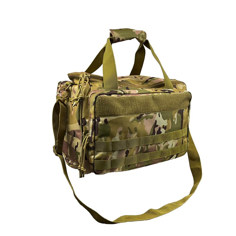 600D Waterproof Air Gun Shooting Pistol Storage Bag Tactical Range Bag Molle System Hunting Accessories Tool Sling Bag