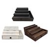 Organizzatore da Bancone Espositore per Profumi Scaffale in Legno con Cassetto in Velluto per Collezione di Trucchi e Gioielli