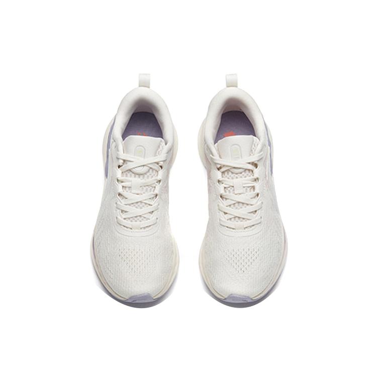 New Anta Tron 1.5 Big Data Cushioning Breathable Low Top Running Shoes Women's White Purple 122135586-9