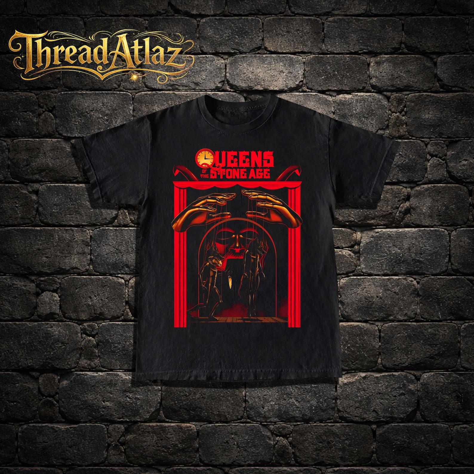 Queens Of The Stone Age T-Shirt - Rock Music Shirt - No One Knows - Era Vulgaris - Queens Of The Stone Age Merch - Unisex Rocker Clothing S
