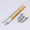 Glue Stripping Instruments and Flat Blade Scalpel; Repairing & Film Fitting Hand Knife; 5, 11, 17# BSD Engraving Blade