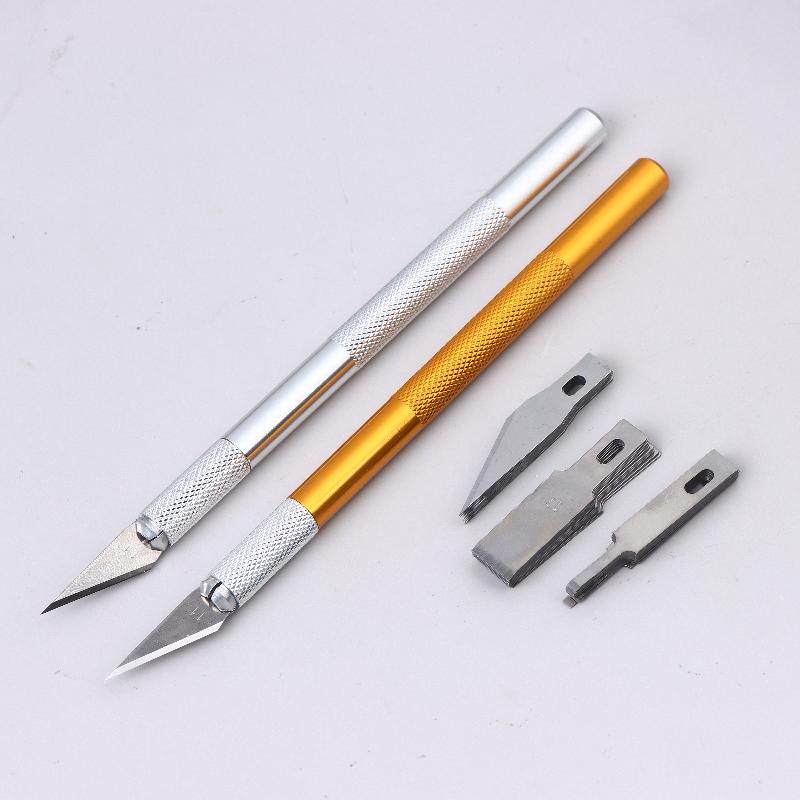 Glue Stripping Instruments and Flat Blade Scalpel; Repairing & Film Fitting Hand Knife; 5, 11, 17# BSD Engraving Blade