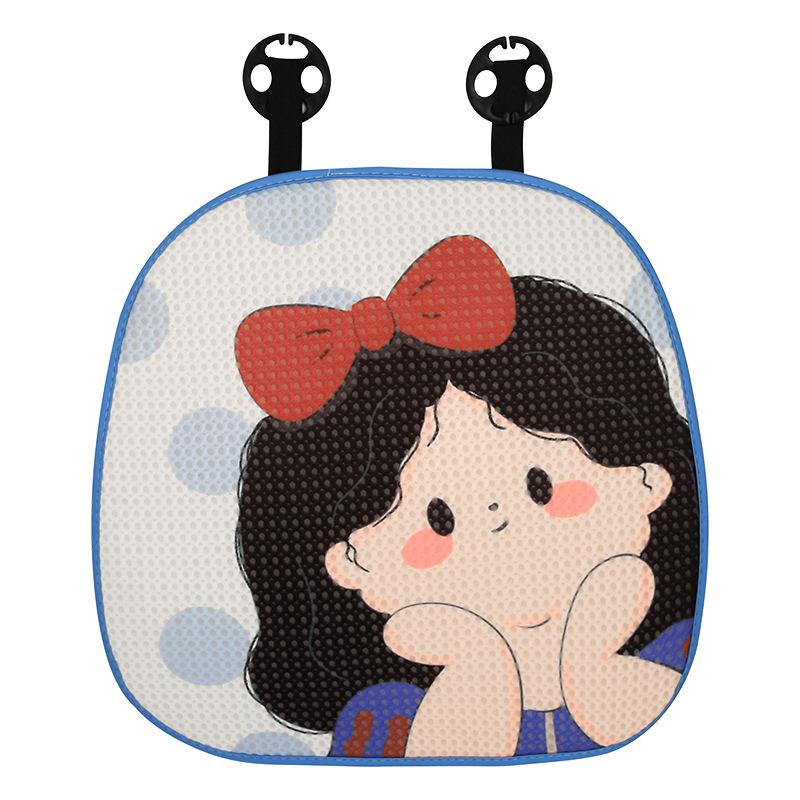 Summer Style Cartoon Princess Car Seat Cushion with Lace Pillow