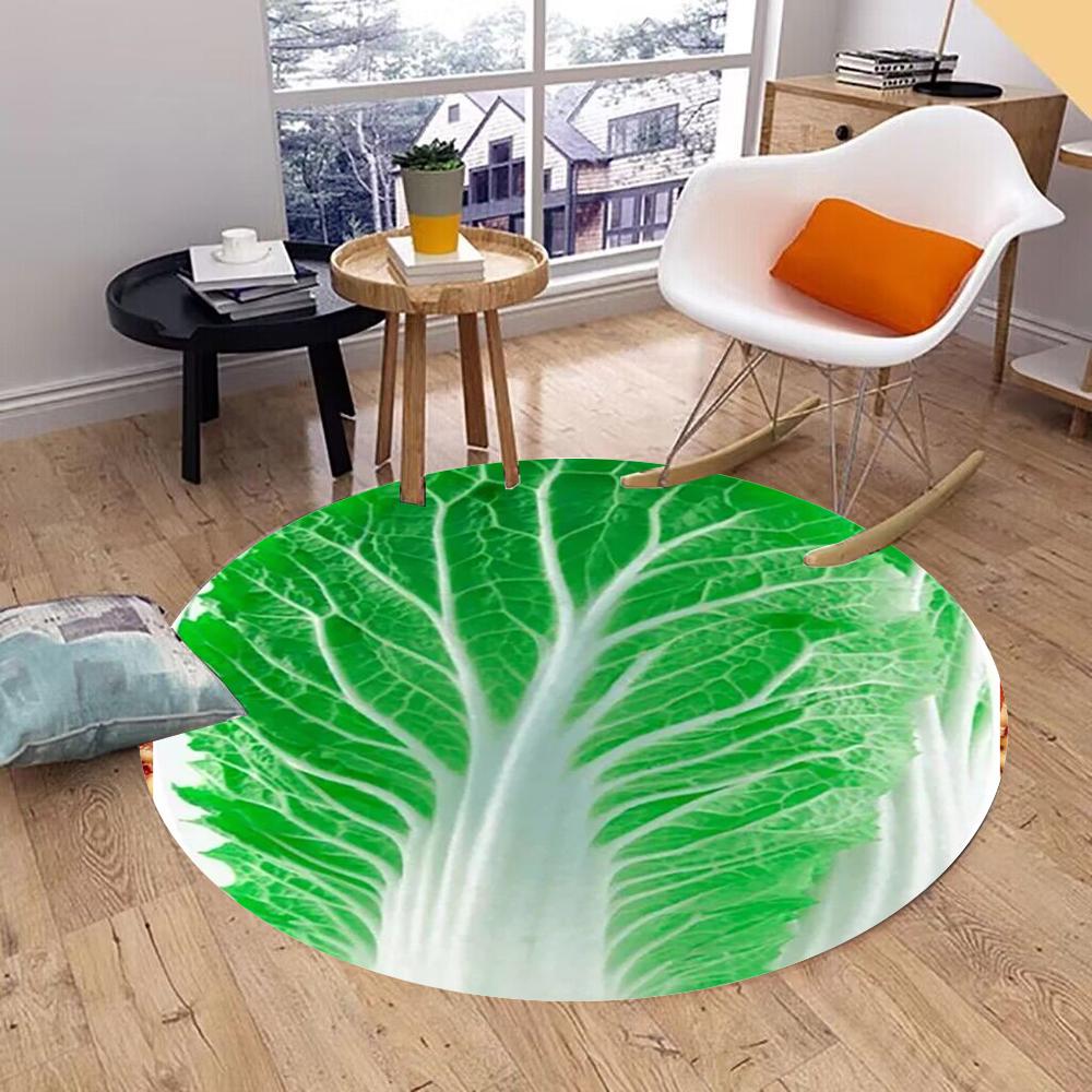 

Pizza Fruit Egg Pattern Carpet Circular Anti Slip Home Cushion Large Indoor and Outdoor Floor Mat Welcome Door Mat 40x40cm