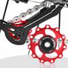 Lightweight 11T Mountain Bike   Rr Derailleur Pulley   Wheel (Black Red)
