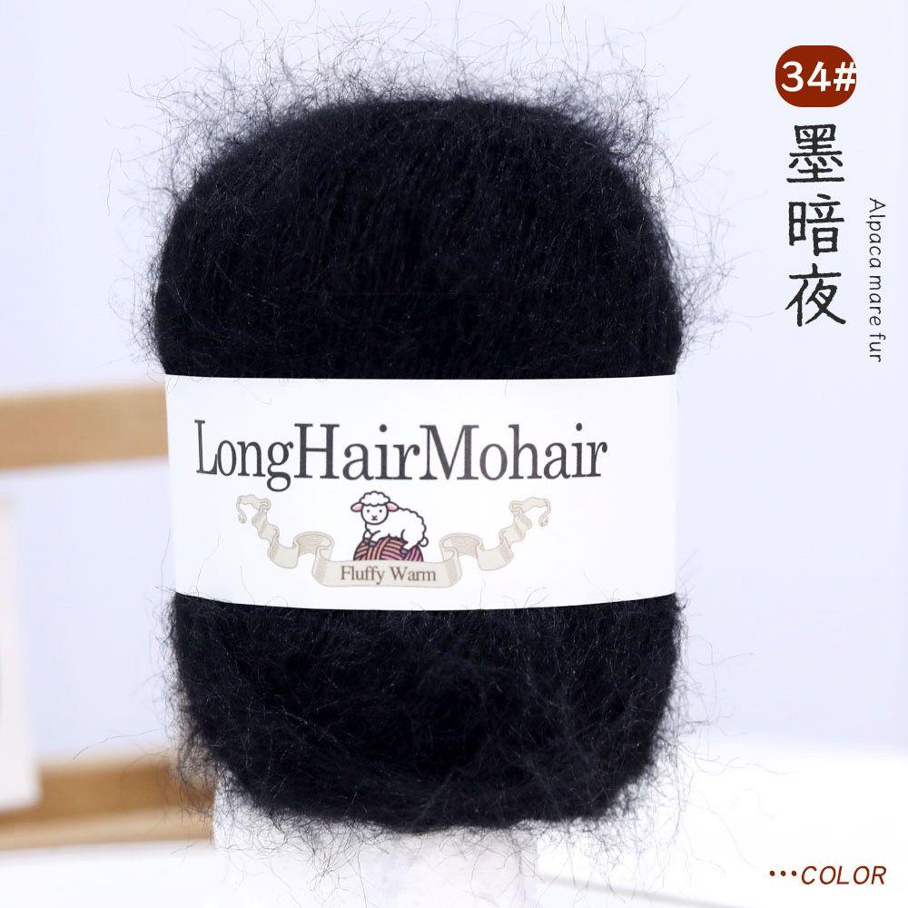 4 pièces/100g/set Fil Mohair Alpaga Pulls Tricotés Main Chapeaux Écharpes Châles Gants Chaussettes DIY Fil Doux Confortable Respectueux de la Peau