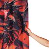 Temný Bůh Černý Drak s Červenýma Očima Sprchový Závěs - Odnímatelná Polyesterová Koupelnová Dekorace s Živým Fantasy Uměním, Lze Prát v Pračce