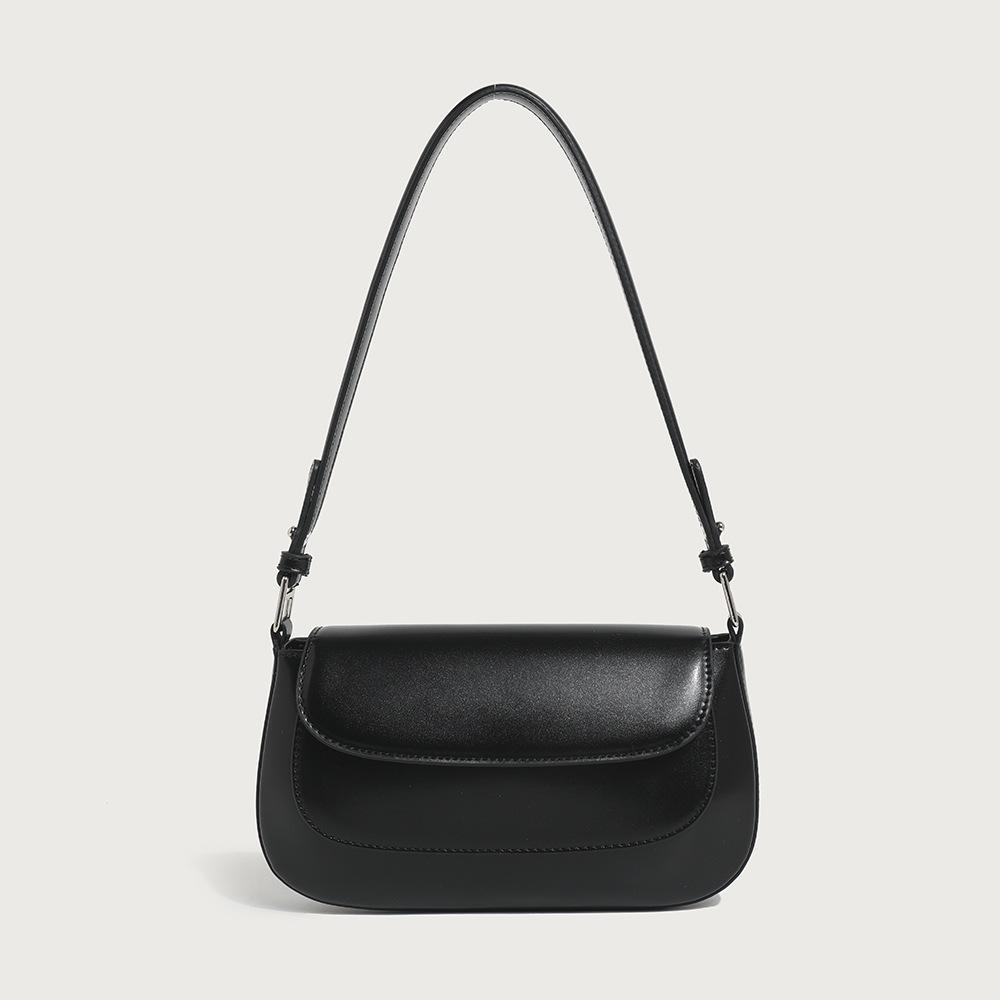 Trendy Saddle Bags Women Synthetic Leather Versatile Shoulder Bag Sewing Design Crossbody Bags for Female