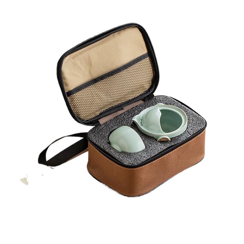 T&T Starry Glaze Ceramic Travel Tea Set