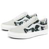 Vans Old Skool Casual Breathable Lightweight Low-Top Skate Shoes Unisex Sneakers White VN0A38G19M1
