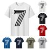 Men's Printed Short Sleeve T-Shirt Men's Loose Casual Short Sleeve Top