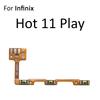 Power ON OFF Mute Switch Control Key Volume Button Flex Cable For infinix Hot 10 Play 10i 10s NFC 10T 11 2026 11s 12 Pro