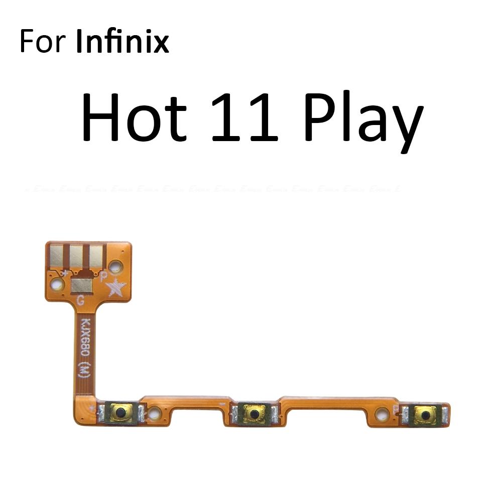 Power ON OFF Mute Switch Control Key Volume Button Flex Cable For infinix Hot 10 Play 10i 10s NFC 10T 11 2026 11s 12 Pro