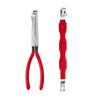 2pcs Electrical Disconnect Pliers Bendable Straight Head Wire Cutters Oil Pipe Disconnecting Pliers Electrical Connector Removal