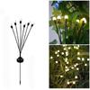 Outdoor Solar Lights LED Fairy Firefly Lawn Lamp Garden Summer Camping Party Wedding Holiday Yard Atmosphere Decoration