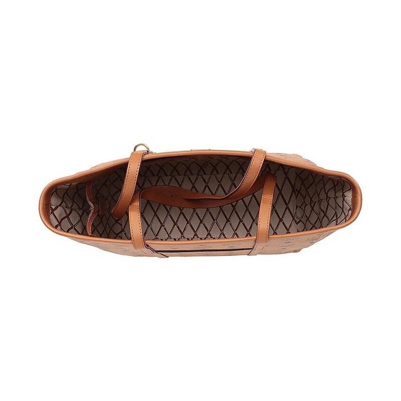 MCM TONI Medium Visetos Tote Bag