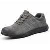 Mens Work Boots  Fashion Outdoor Steel Toe Cow Leather Steel Toe Shoes Men Anti Slip Puncture Proof Safety Shoes Boot Man