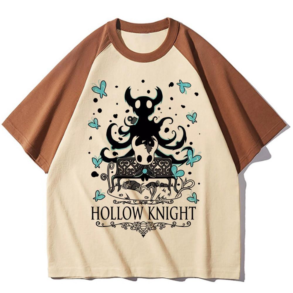 Hollow Knight Gaming T-Shirt Women Men Retro Vintage Graphic Tees Harajuku Casual Short Sleeve Tshirt Unisex Streetwear