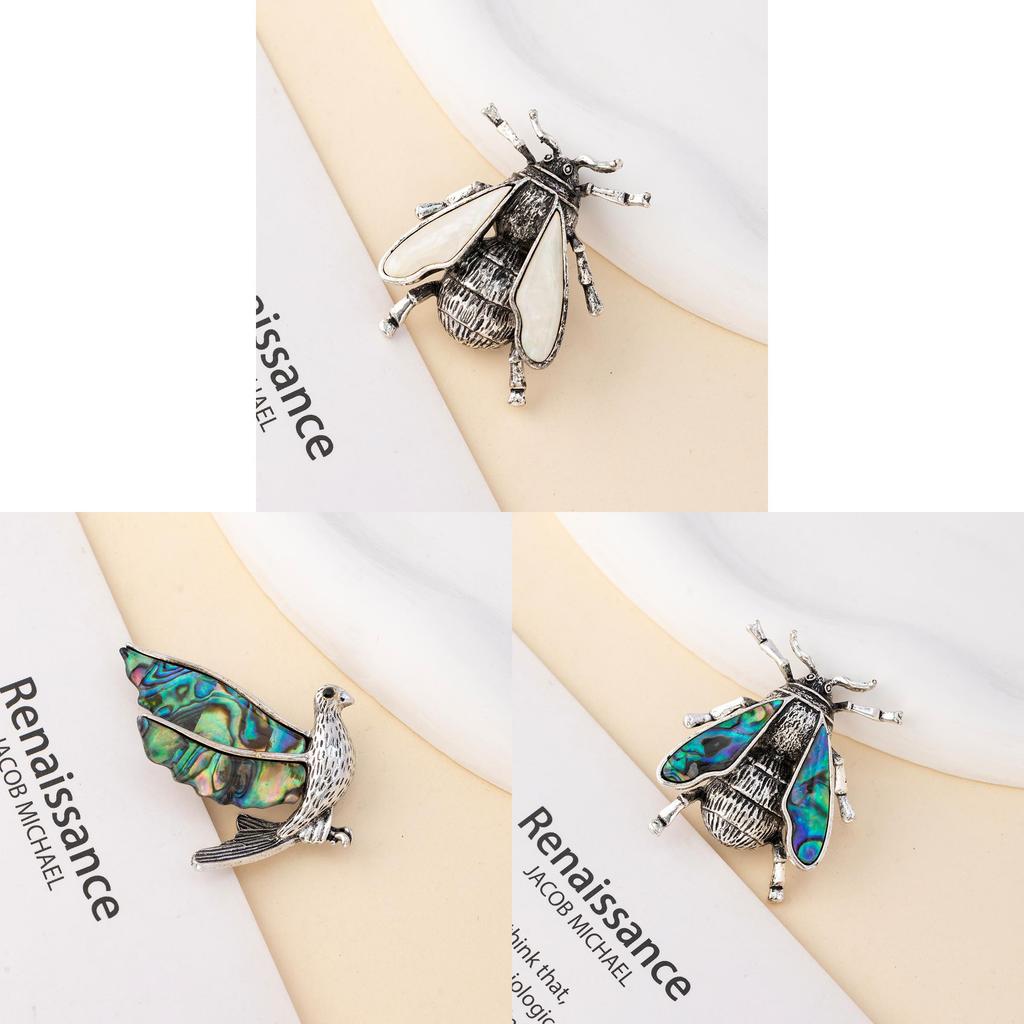 Animal Shell Brooch Pin With Twoway Wear For Women And Men