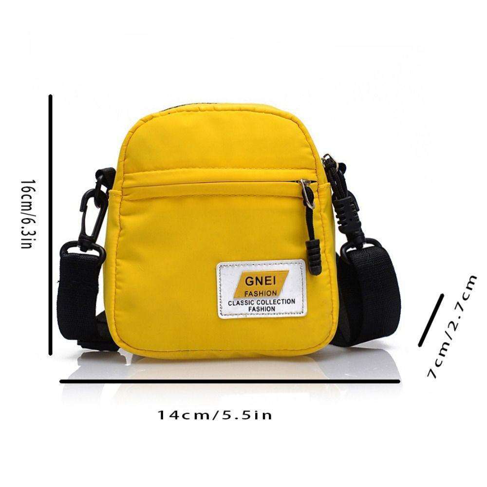 Fashion Women Mini Shoulder Crossbody Bag Trendy Simple Canvas Ladies Phone Bag