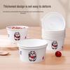 ZISIZ Thickened Disposable Paper Bowl