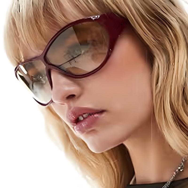 Stylish Big Frame Y2K Women Sunglasses Vintage Cool Sun Glasses for Street and Party Accessories Riding Sunglasses