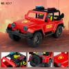 City Fire Rescue Vehicle Fire Brigade Building Blocks Figures Medical Ladder Accessories Bricks Kit Children's Educational Toys