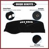 Car Dashboard Cover Mat Compatible for Buick LaCrosse 2005-2008, Protective Polyester Black Center Console Interior Trim Dash Board Mat Replace Parts