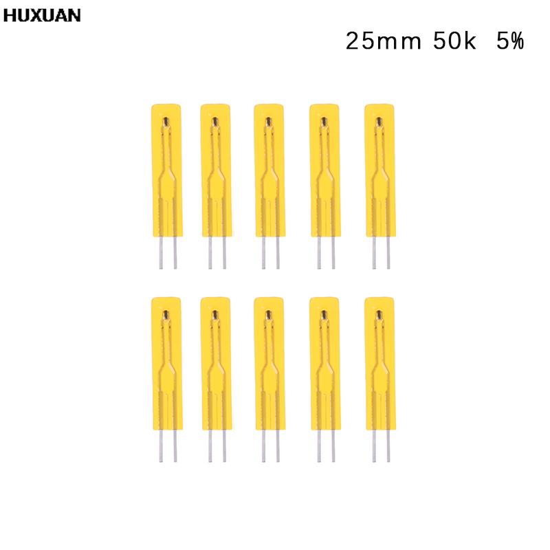 10pcs NTC Thin Film Thermistor 2.5cm 5cm 3950 10K 50K 100K MF5B SMD 1% 5% Temperature Sensor