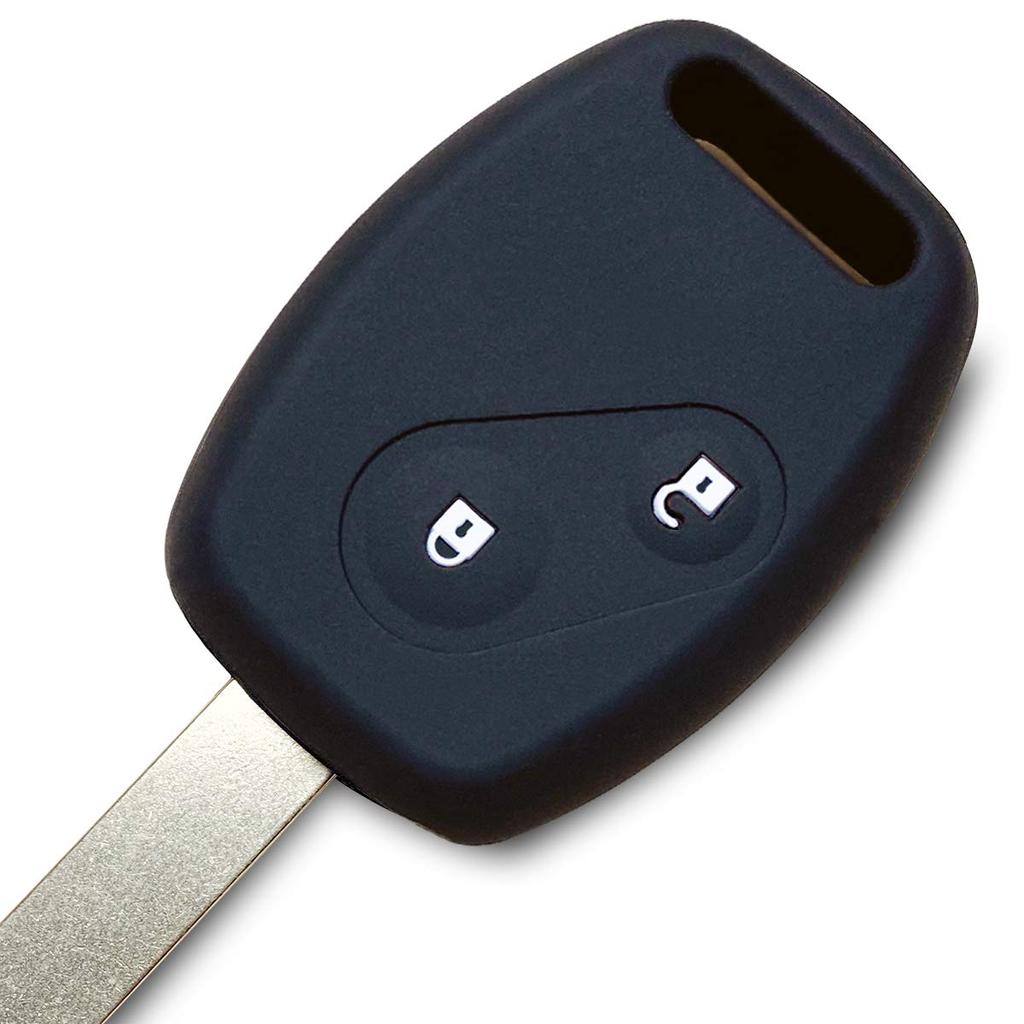 [IKT] (Honda Cars) Silicone Cover for Keyless Keyless Keys, 2 Buttons, Black/Fit/Odyssey/CR-V/Stream/Civic, Etc. Specially
