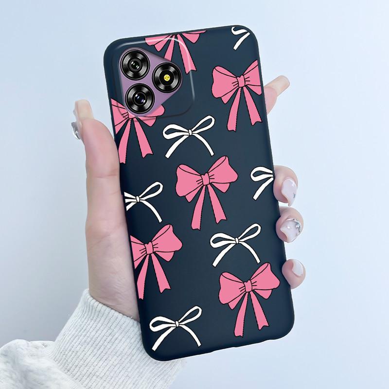 For Oukitel C53 Case Luxury Cute Love Rabbit Funny Black TPU Soft Silicone Protective Phone Case For OukitelC53 C 53 Back Cover