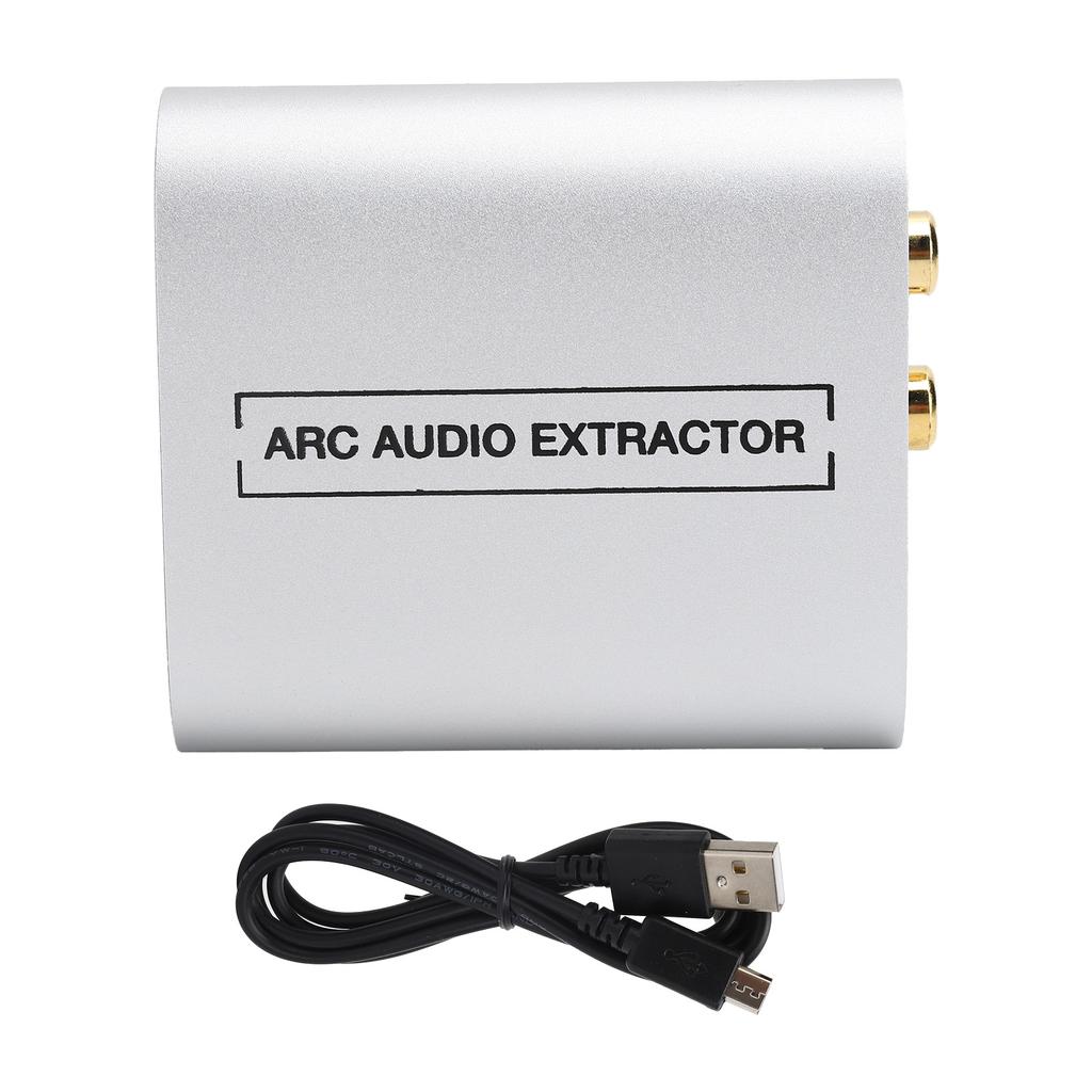 O Decoder ARC Exrtractor Converter Digital High Definition Multimedia Interface Silver