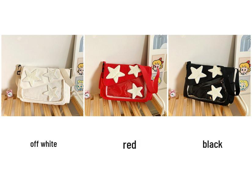 Trendy 2024 Spring Star Crossbody Bag - Korean Style Niche Women's Shoulder Bag
