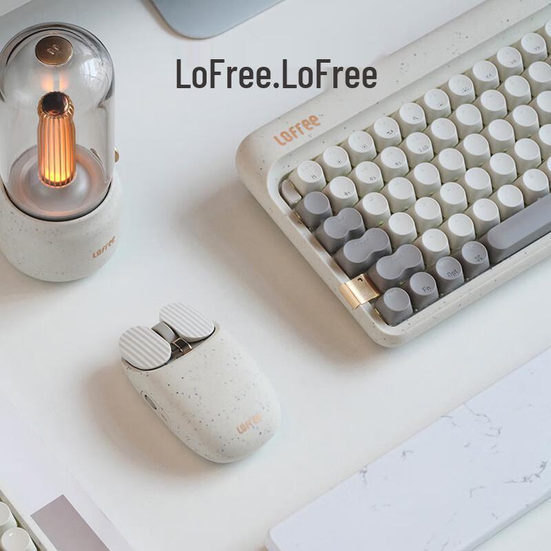 Lofree OE914 Terrazzo 84-Key Tri-Mode Mechanical Keyboard