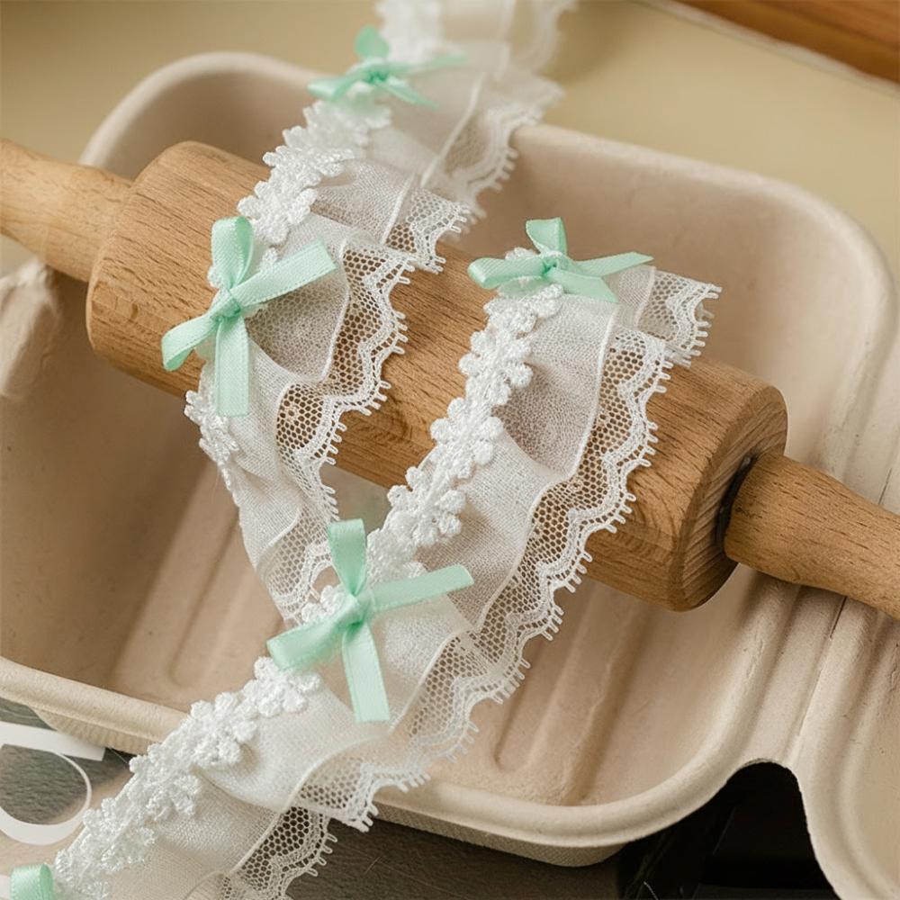 Lace Lace Trim Ribbons Bows Lace Trim DIY Crafts Sewing Accessories зелёный