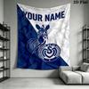 Custom Name MSV Duisburg Wall Tapestry Aesthetic Wall Hanging Printed Fabric Blanket Decorative Tapestries for Bedroom Living Room Home Decor