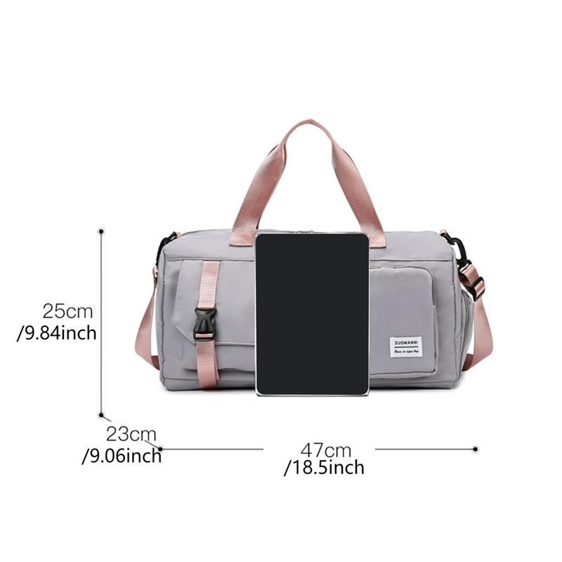 Gym Bag for Women with Shoe Compartment Durable Yoga Large Handbag Carry On Travel Bag Weekender Overnight  Sports Fitness Bags