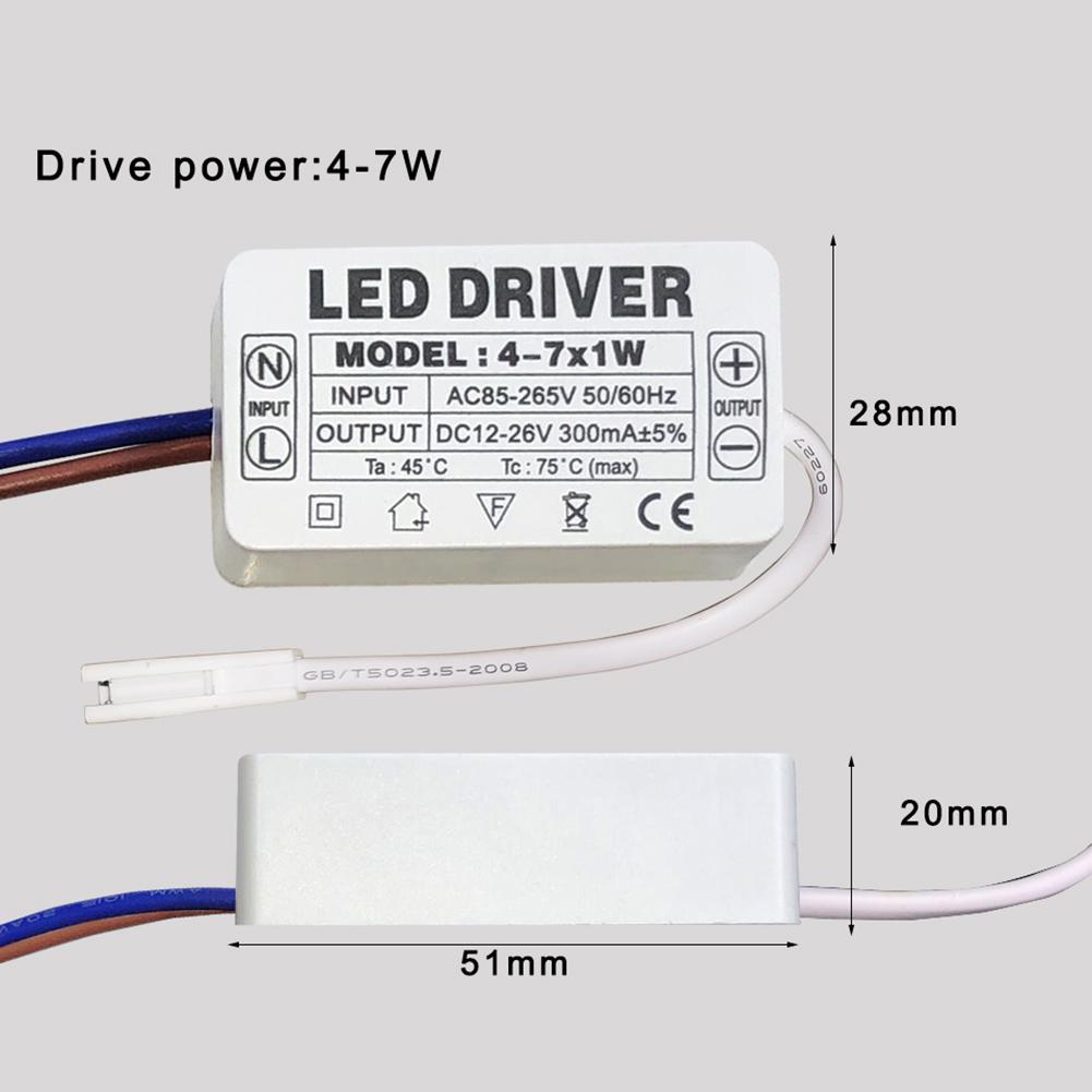 LED Driver 300mA 1W 3W 5W 7W 12W 18W 20W 25W 36W For LEDs Power Supply Unit AC85-265V Lighting Transformers For LED Power Lights
