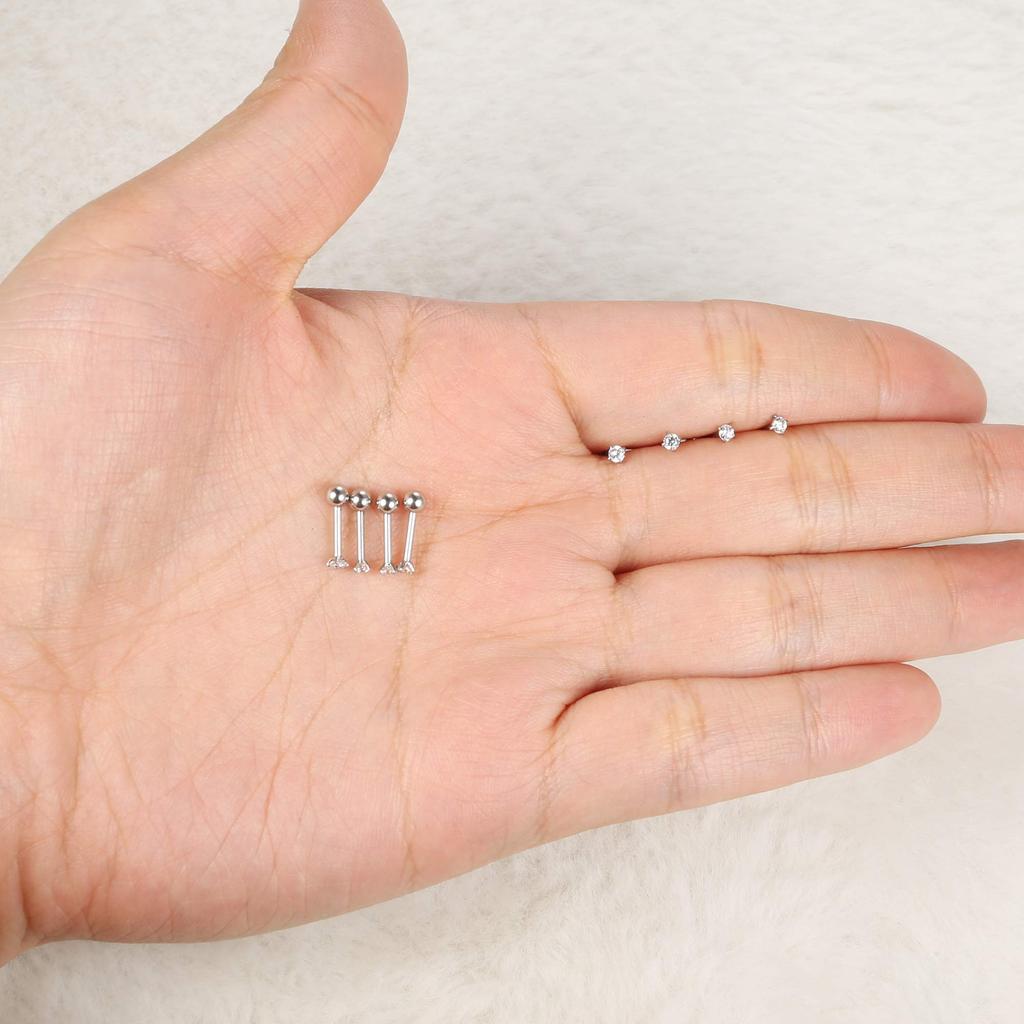 8Pair 2mm CZ Screw