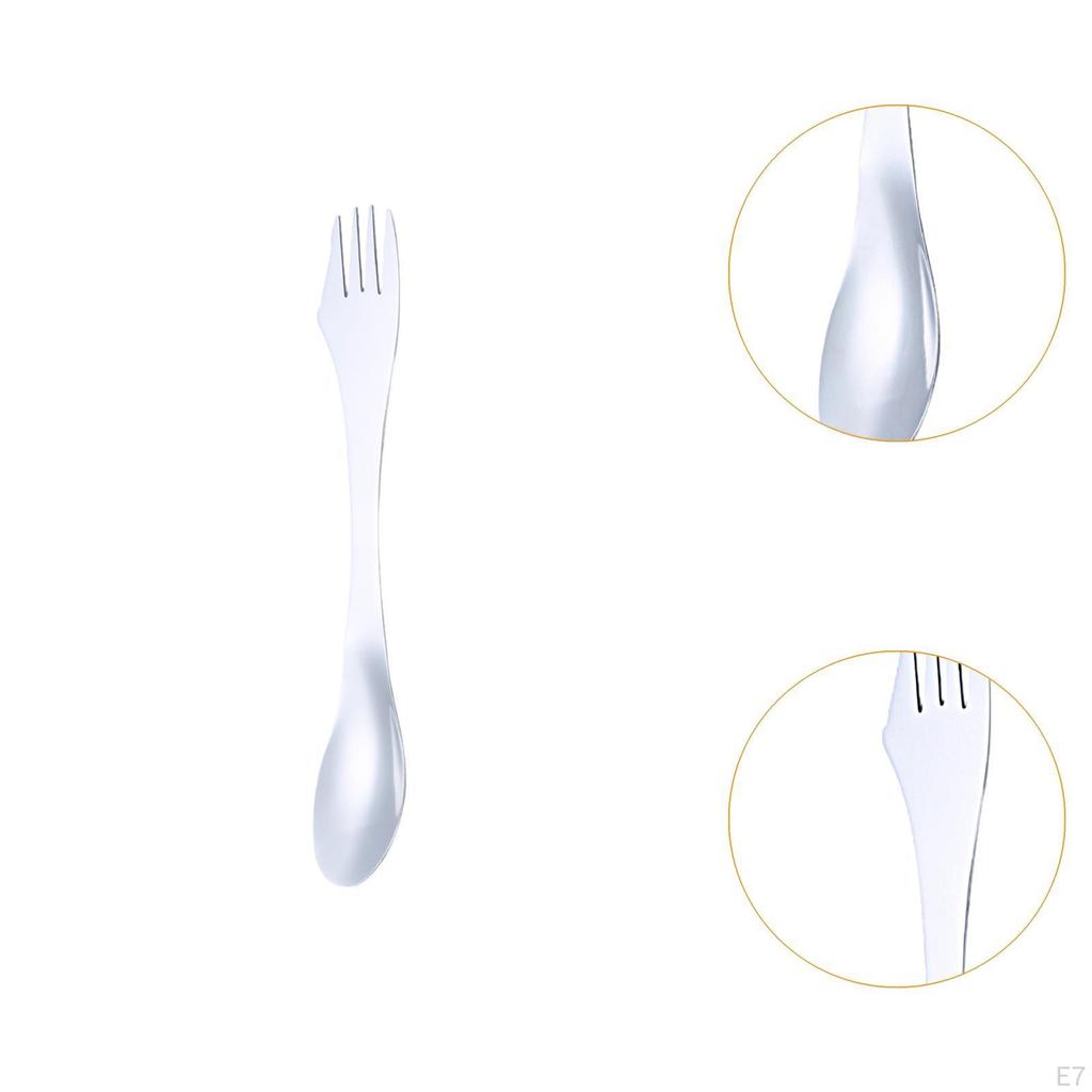 3-in-1 Spork Gabel Löffel Messer Campingbesteck für Rucksacktouren Picknick Küche