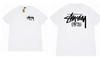 Chemise à manches courtes imprimée style américain STUSSY STU706 Blanc