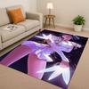 3D Cartoon Kpop Demon Hunters Zoey Rumi Mira Living Room Non-Slip Area Rug Carpet for Bedroom Playroom Sofa,Home Decor Doormat