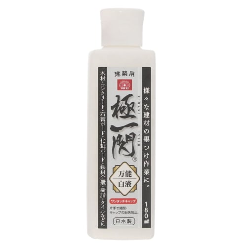 SK11 (SK11) All-Purpose Whitening Liquid for Construction, Gokuissen, 180ml, Water-Based, For Marking Various Building Materials, Including Wood, Conc