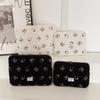 Plush Bow Strawberry Laptop Sleeve Case 13/14 Inch Notebook Bag For Macbook Air Pro Lenovo Hp 11 Inch Tablet Pouch For Ipad