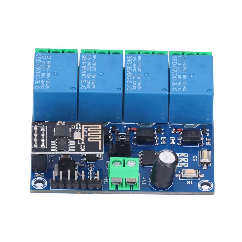 WiFi Relay Module 4 Channel Phone APP Remote Control   for Smart Home System  8266