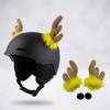 Self-adhesive Christmas Antlers Helmet Decor 3D Motorcycle Helmet Antlers Festival Costume
