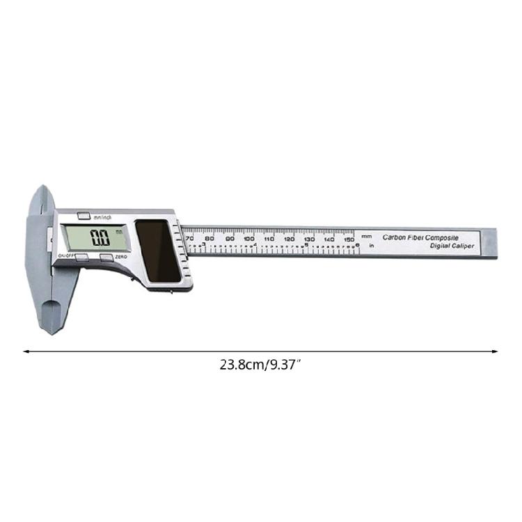Electronic Digital Vernier Caliper Depth Gauge 150mm 0-6" Inch/Metric Conversion